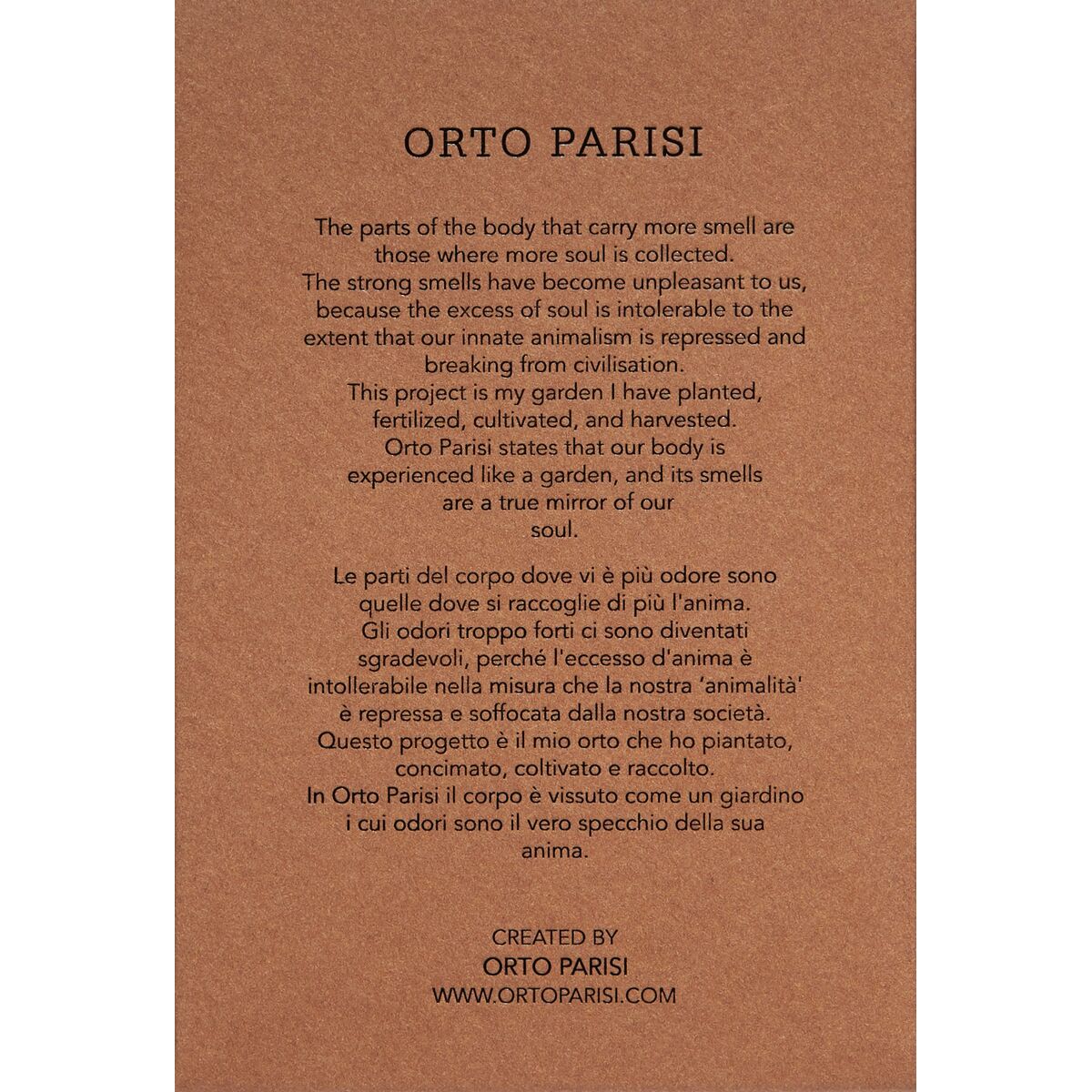Parfym Unisex Orto Parisi STERCUS 50 ml - 3