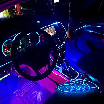 Neon ljus remsa OCC Motorsport 3 m Fiberoptik