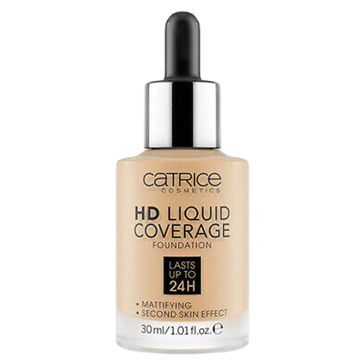 Flytande makeupbas Catrice HD Liquid Coverage Nº 032 Nude beige Nº 032-Nude Beige 30 ml