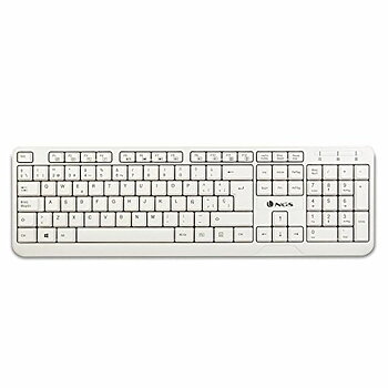 Tangentbord NGS Spike Vit Qwerty Spanska