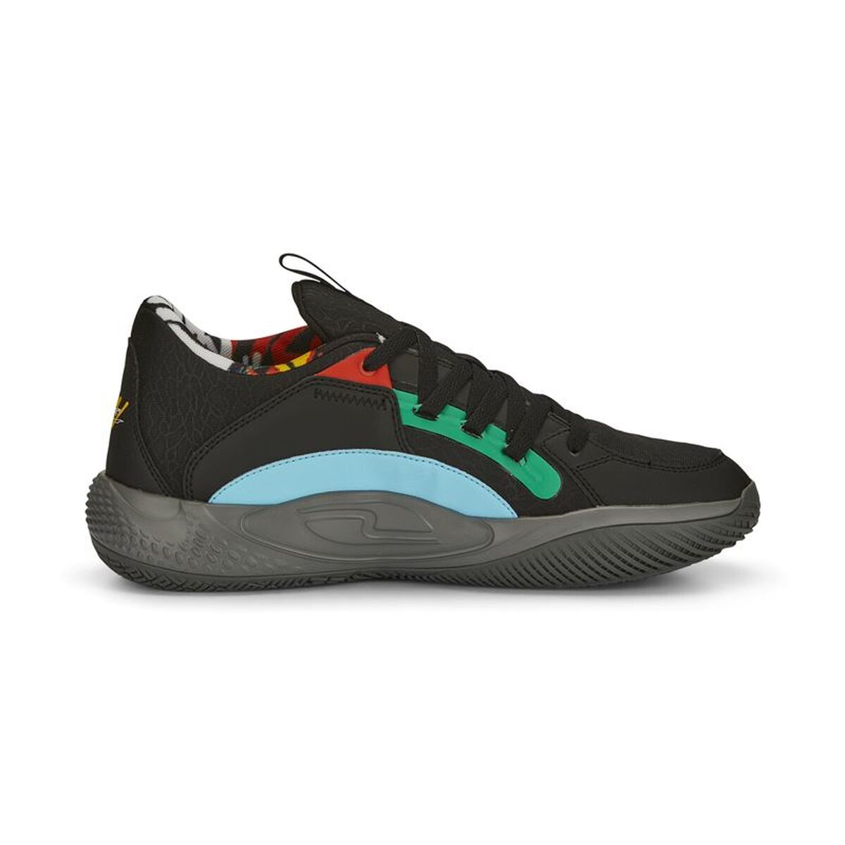 Baksketskor, Barn Puma Court Rider Chaos Svart - 2