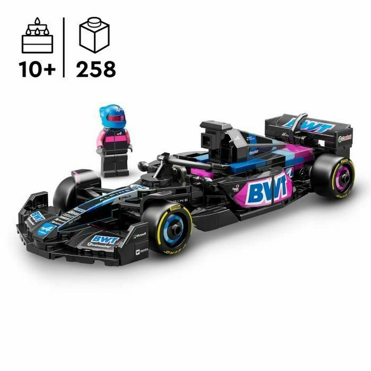 Byggsats Lego 77248 BWT Alpine Team A524 258 Delar - 2