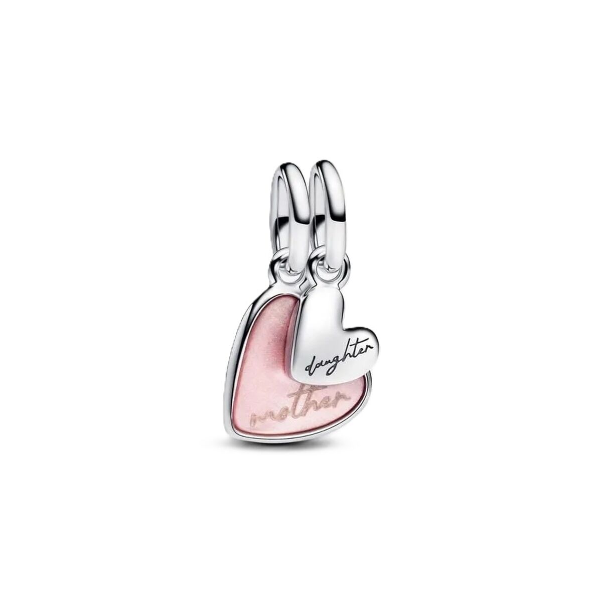 Dampärlor Pandora 793766C01 Rosa Silvrig