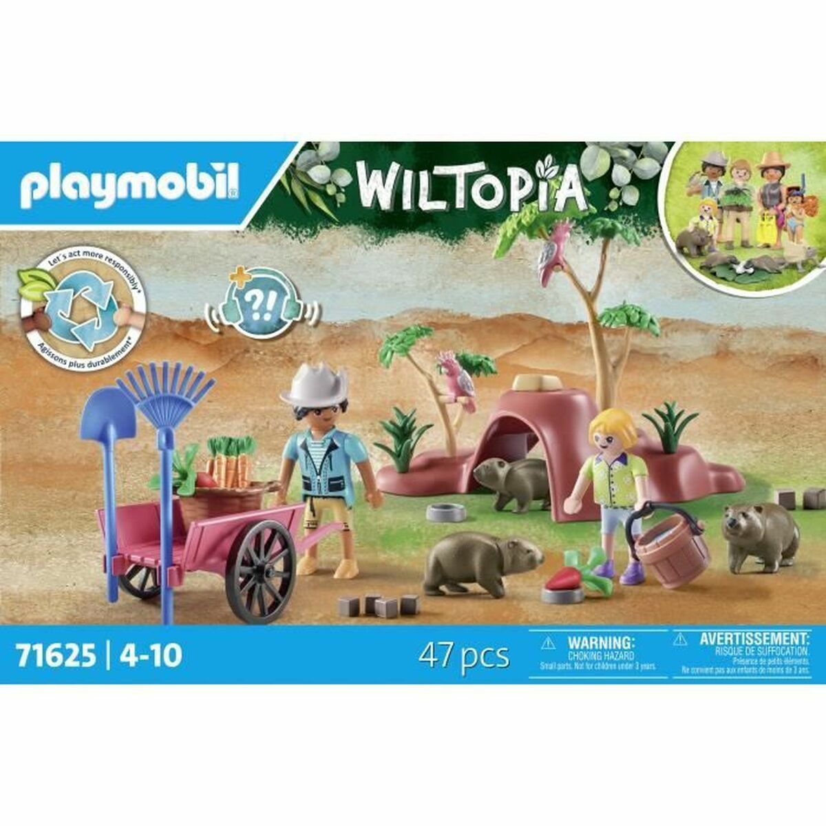 Playset Playmobil Wombat burrows - 2