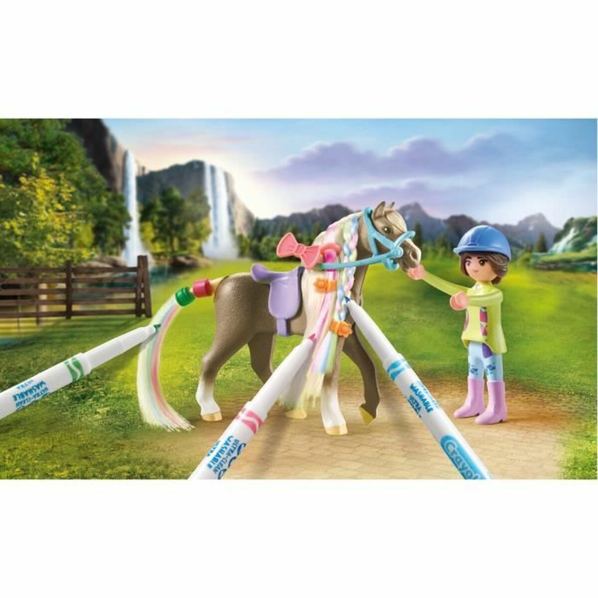 Playset Playmobil 71640 Horses of Waterfall 19 Delar - 3