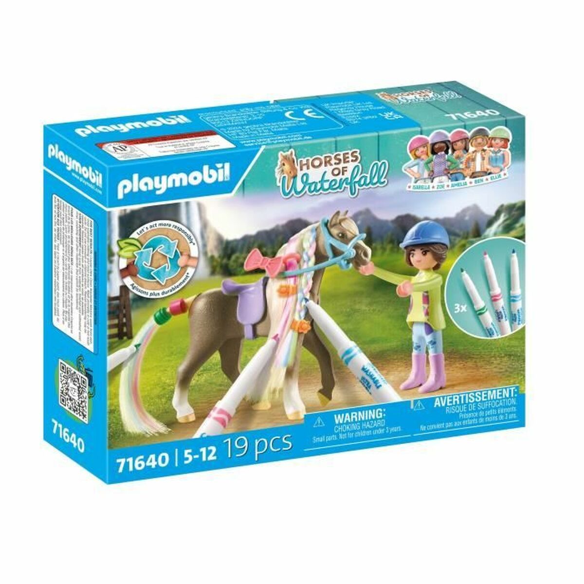 Playset Playmobil 71640 Horses of Waterfall 19 Delar - 2
