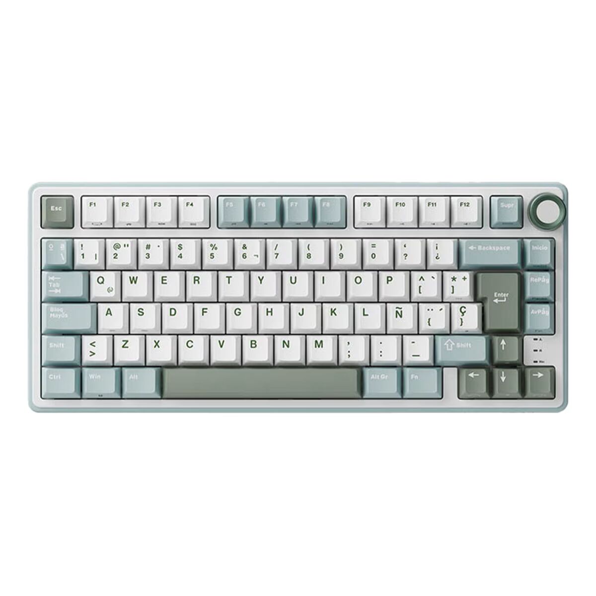 Tangentbord Royal Kludge R75 Silvrig RGB