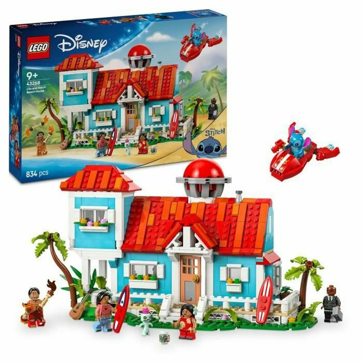 Byggsats Lego Disney Lilo & Stitch 43268 834 Delar