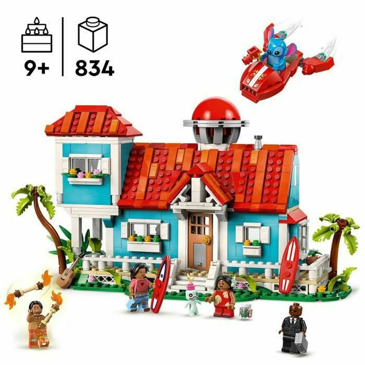 Byggsats Lego Disney Lilo & Stitch 43268 834 Delar - 2