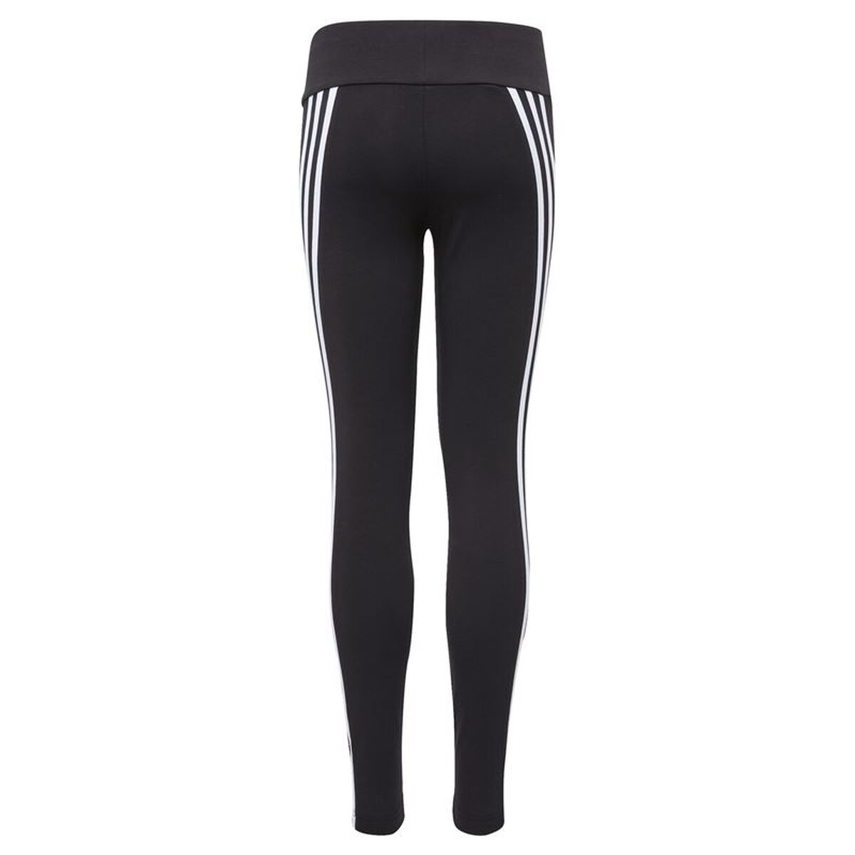 Sport-leggings, Barn Adidas Cotton 3 Bandas Girl Svart - 2