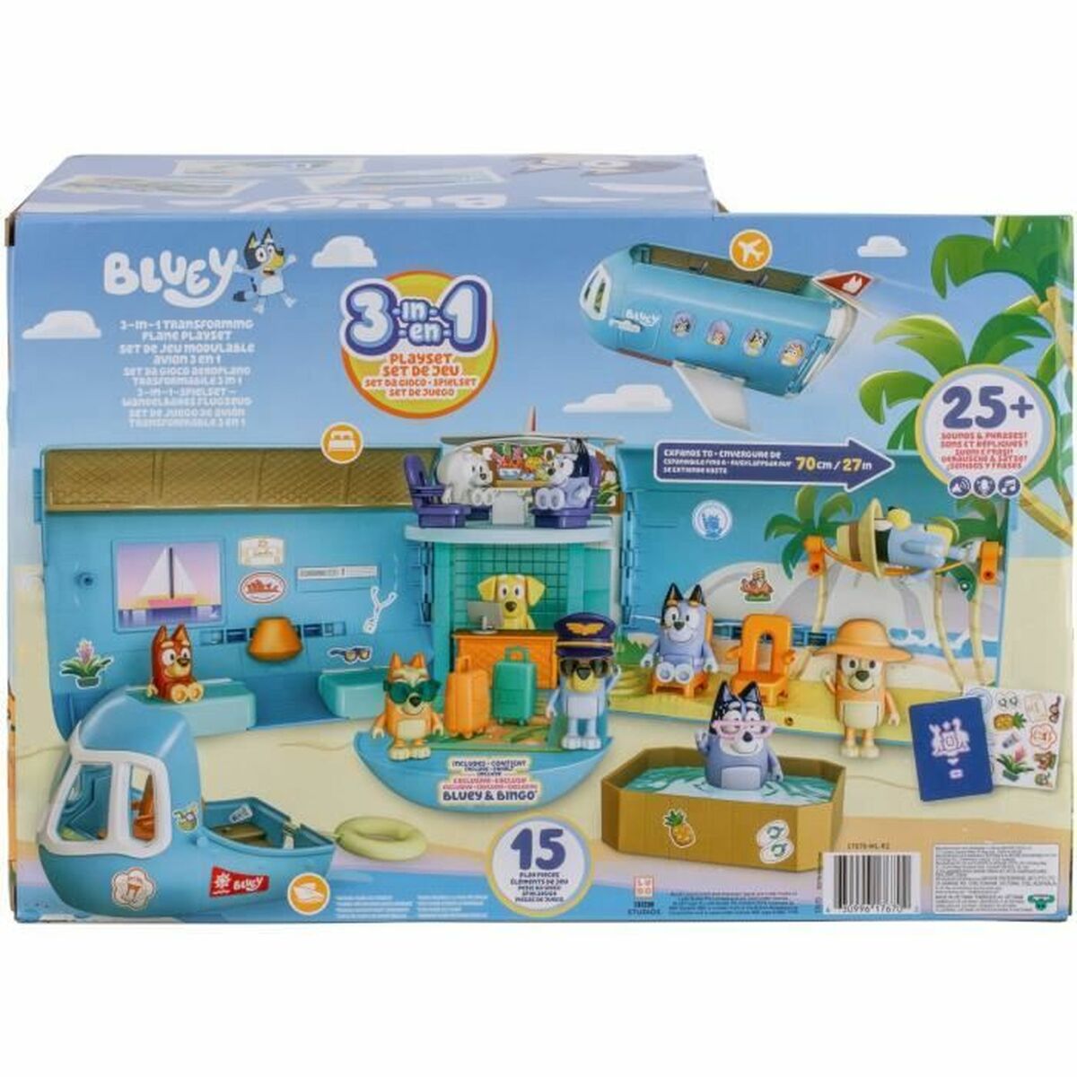 Playset Bluey Transforming Plane - 2