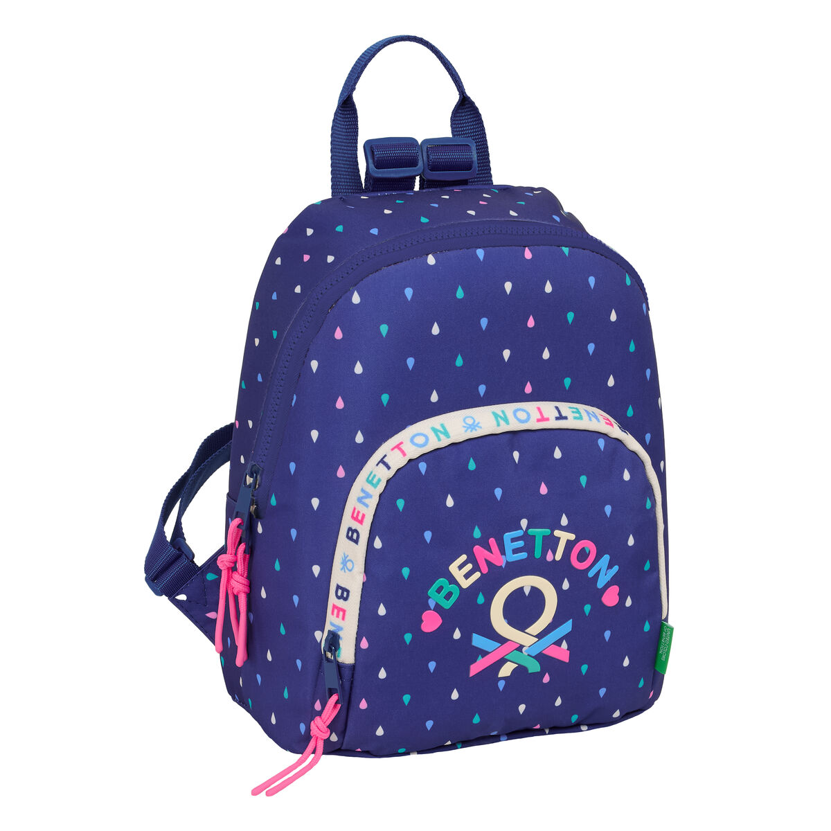 Ryggsäck Benetton Drop Multicolour 25 x 30 x 13 cm