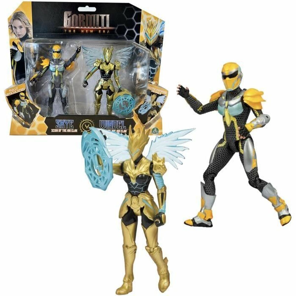 Playset Gormiti Scion and Gormiti associated Air - Skye and Windel 15 cm - 3