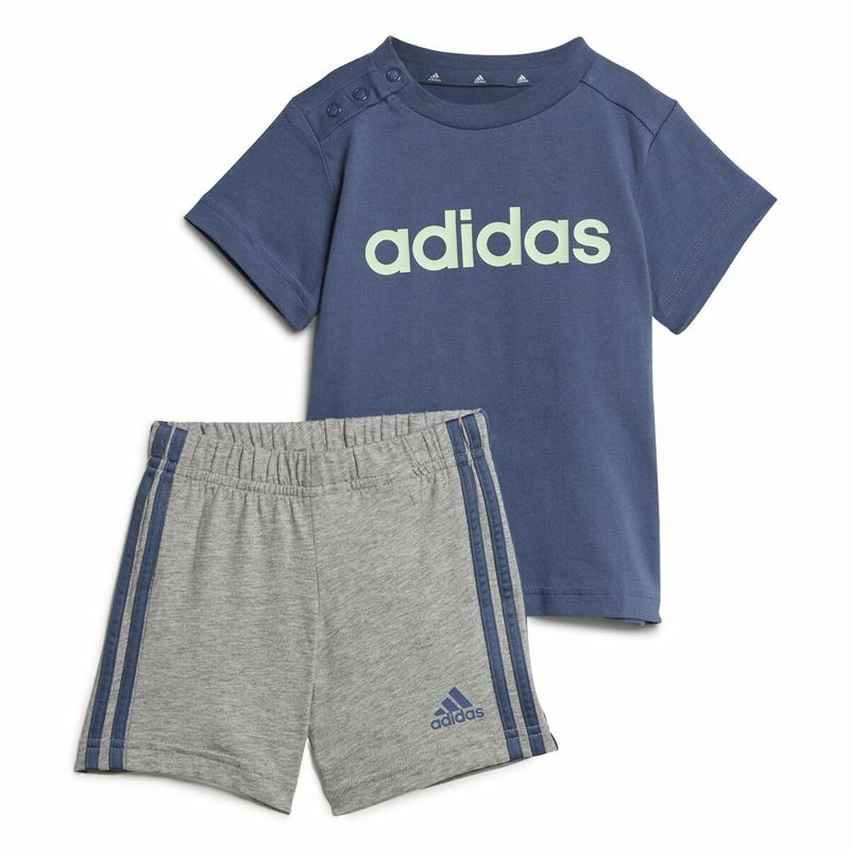 Träningskläder, Baby Adidas I Lin Co Set Infantil Blå Grå Multicolour