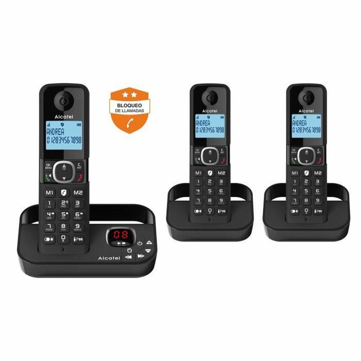 Markkabeltelefon Alcatel F860 Trio