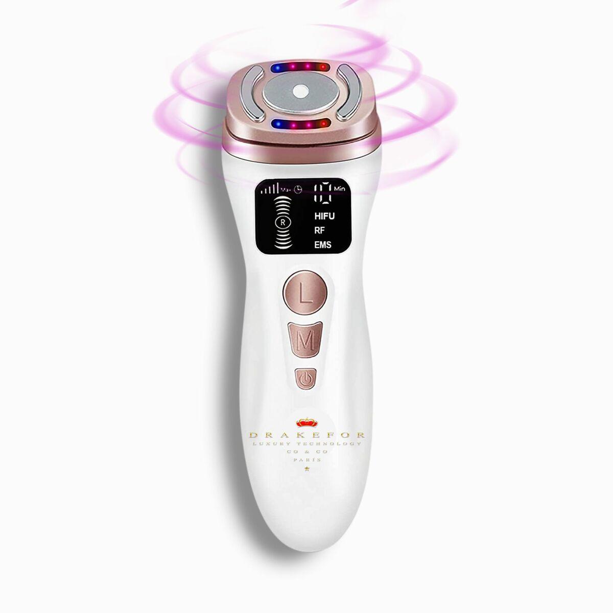 Föryngrande behandling Drakefor MINI HIFU RF LIGHT TERAPY HOME Vit Ultraljud - 2