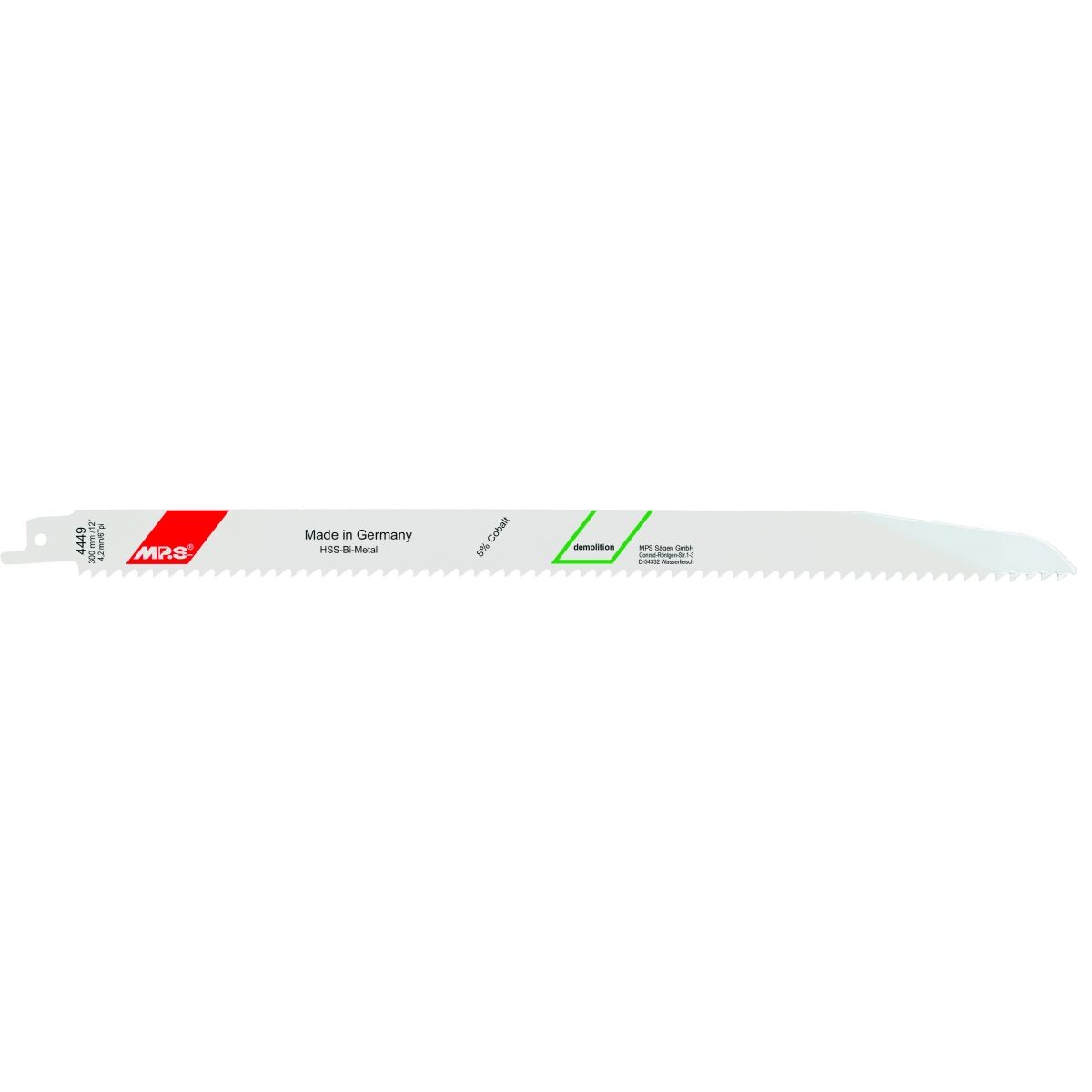 Sågblad MP.S 4449 6 tpi Självsågande såg 5 antal