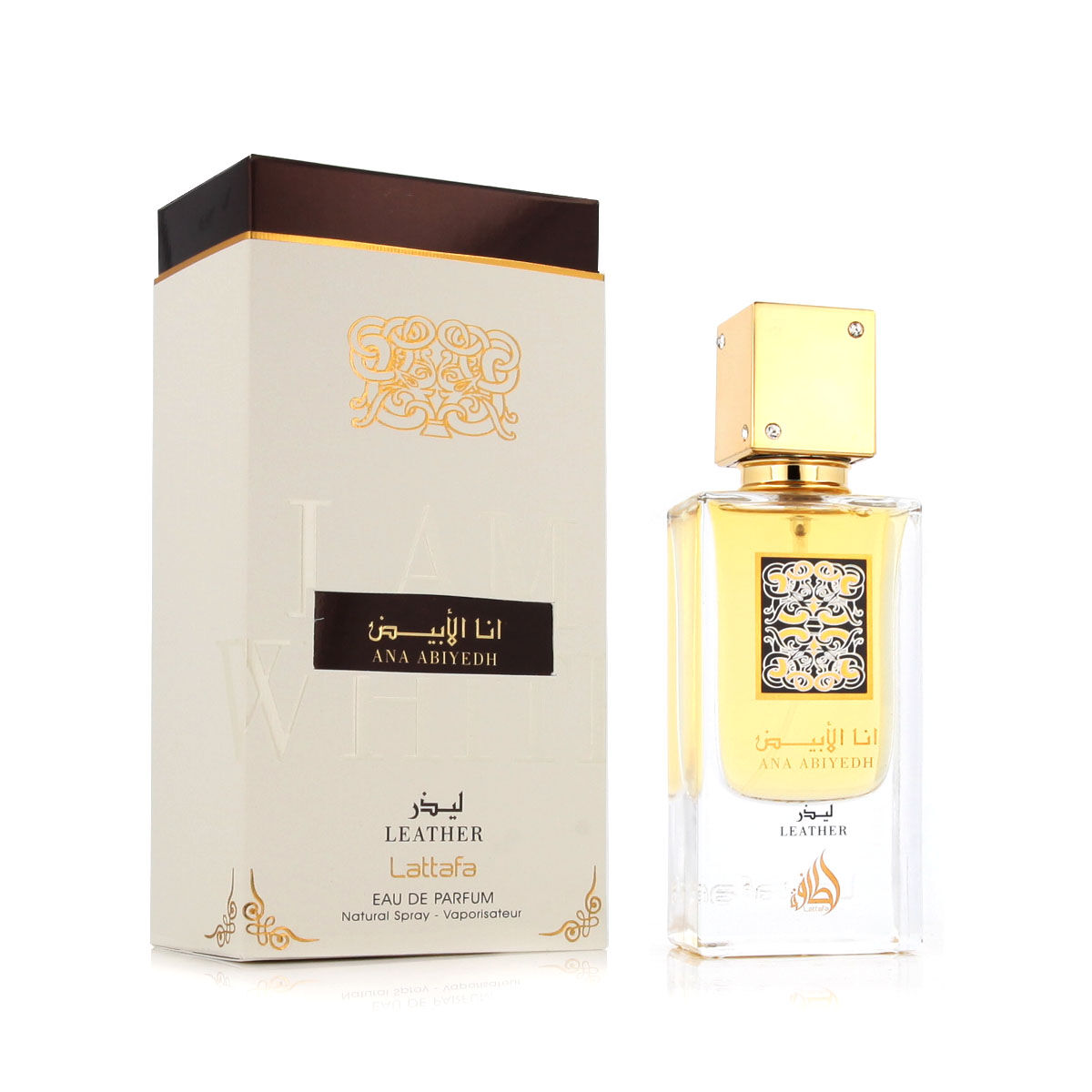 Parfym Herrar Lattafa EDP Ana Abiyedh Leather (60 ml)