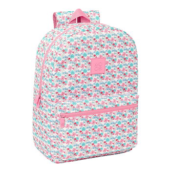 Laptopryggsäck Moos Flores Multicolour 32 x 43 x 14 cm