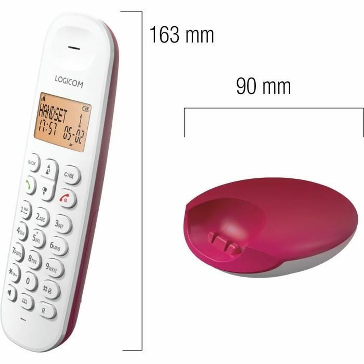 Markkabeltelefon Logicom DECT ILOA 150 SOLO - 2