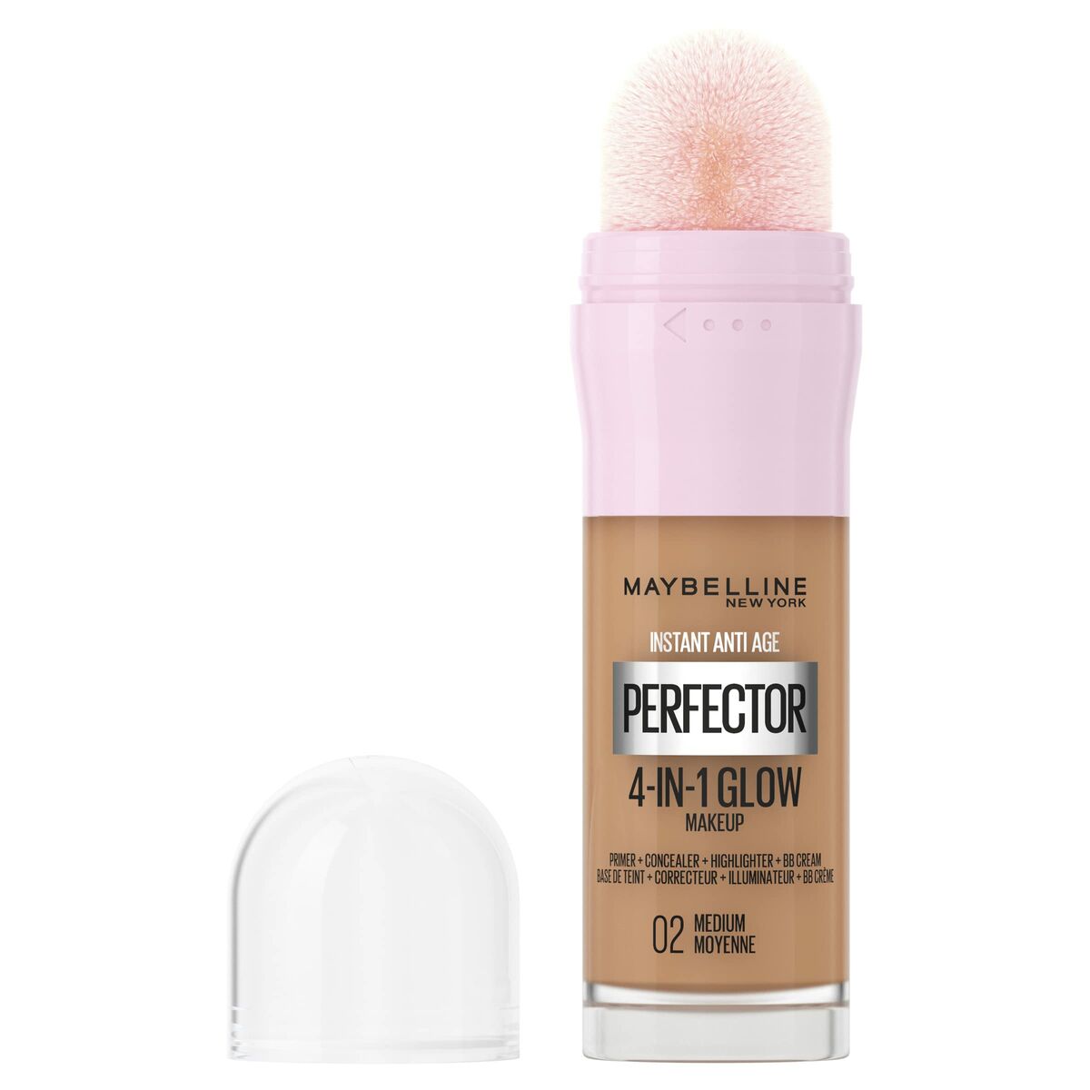 Flytande makeupbas Maybelline Instant Age Perfector Glow Nº 02 Medium Moyenne 20 ml - 3