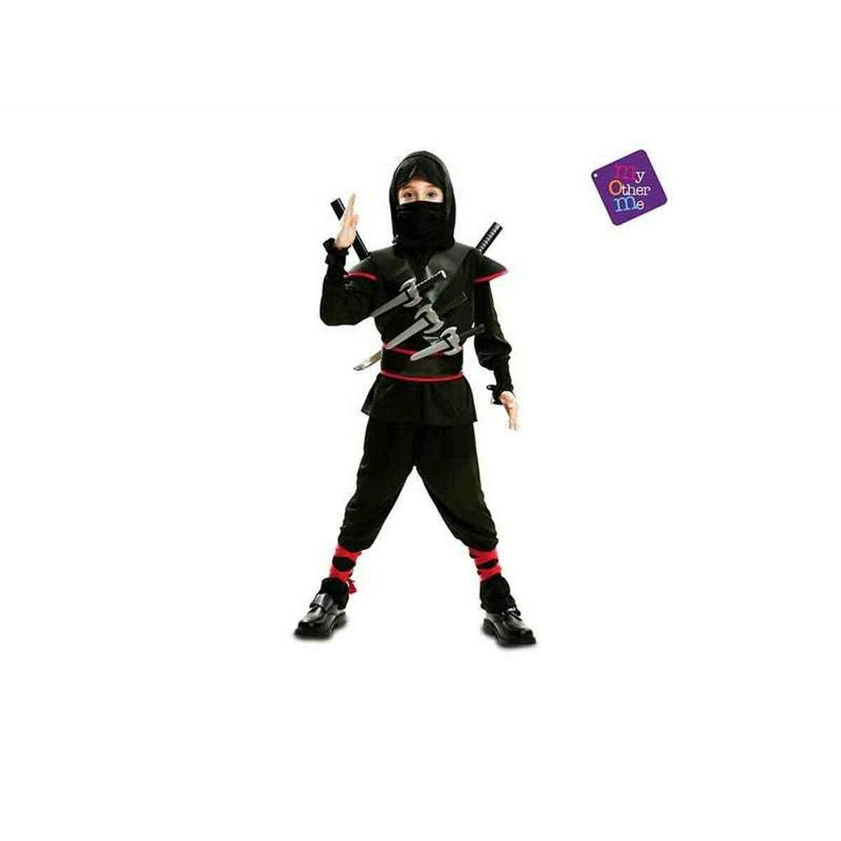 Maskeraddräkt för barn Ninja (5 Delar)