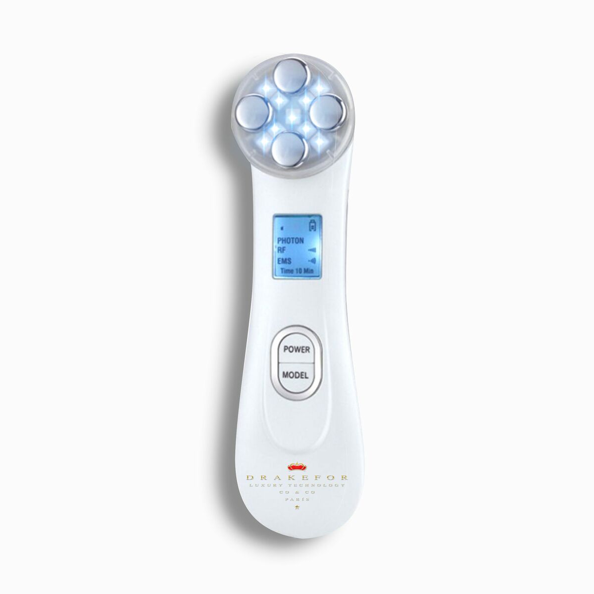 Ansiktsmassager med radiofrekvens, fototerapi och elektrostimulering Drakefor DKF-9905 Vit - 2