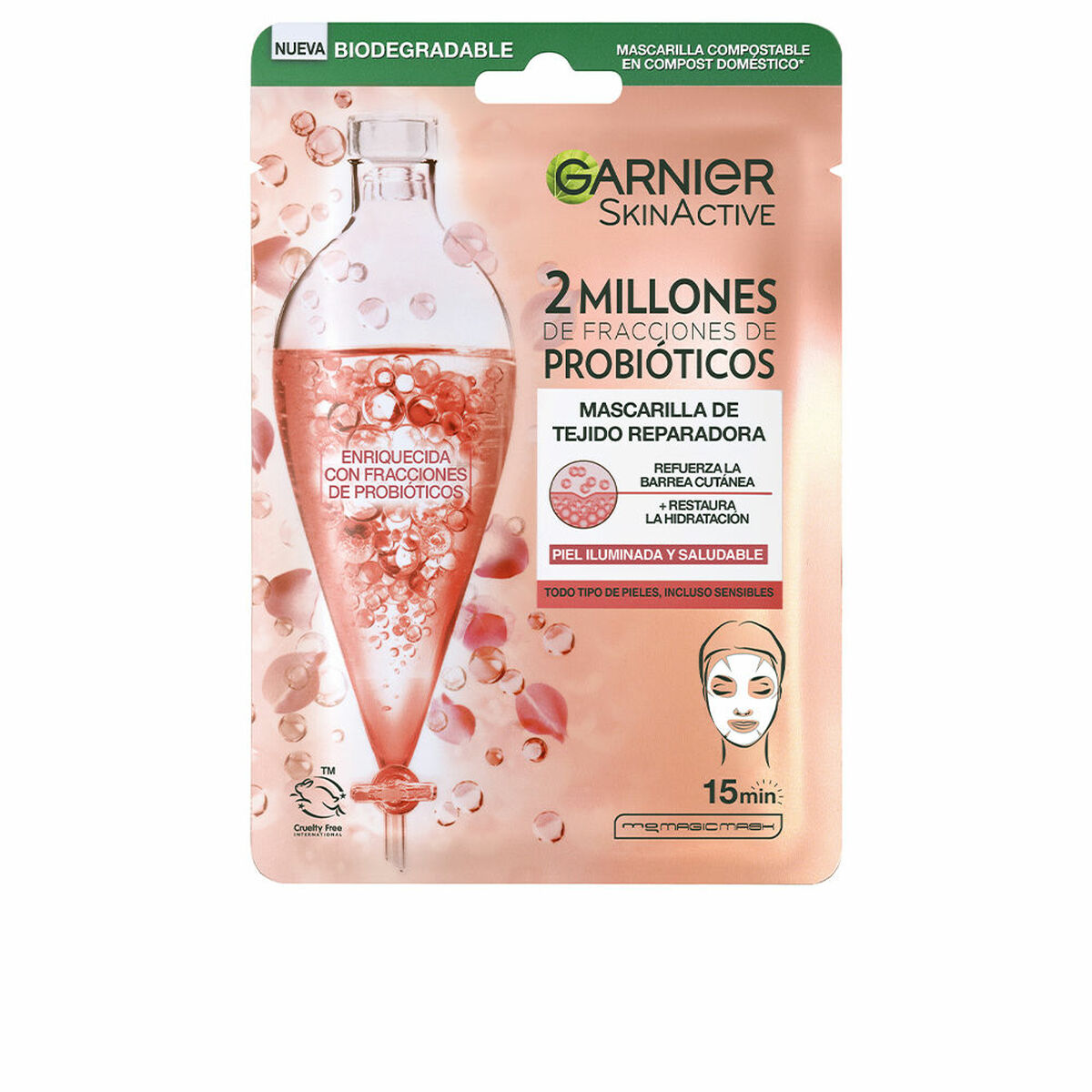 Återställande mask Garnier Skinactive Probiotika (1 antal)