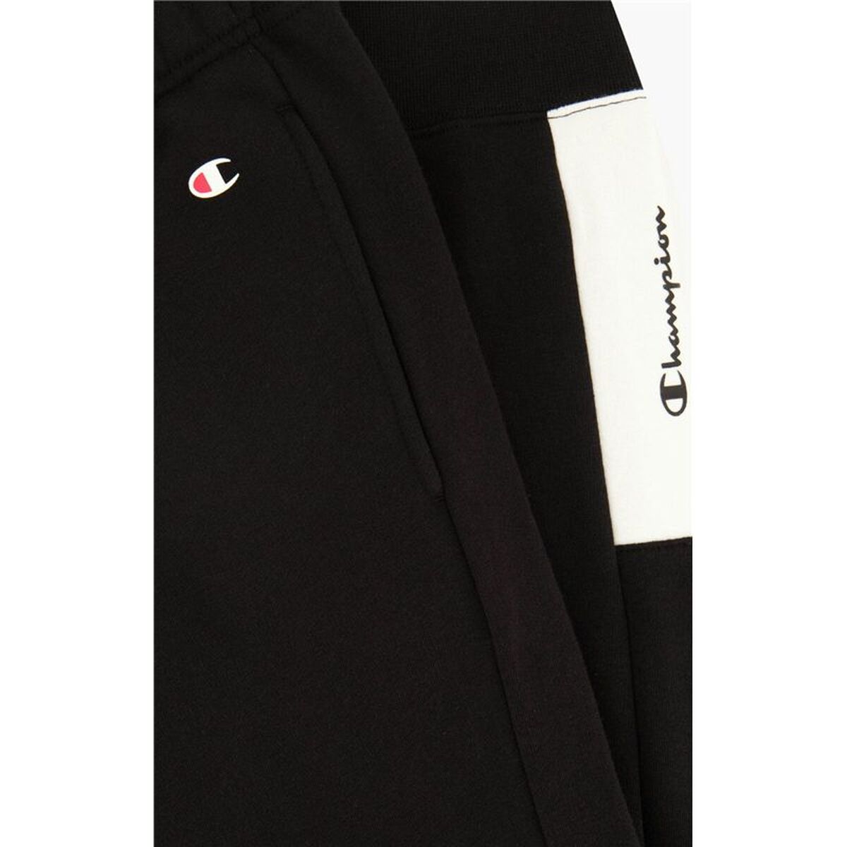 Långa träningsbyxor Champion Rib Cuff Colour Block Svart Män - 2