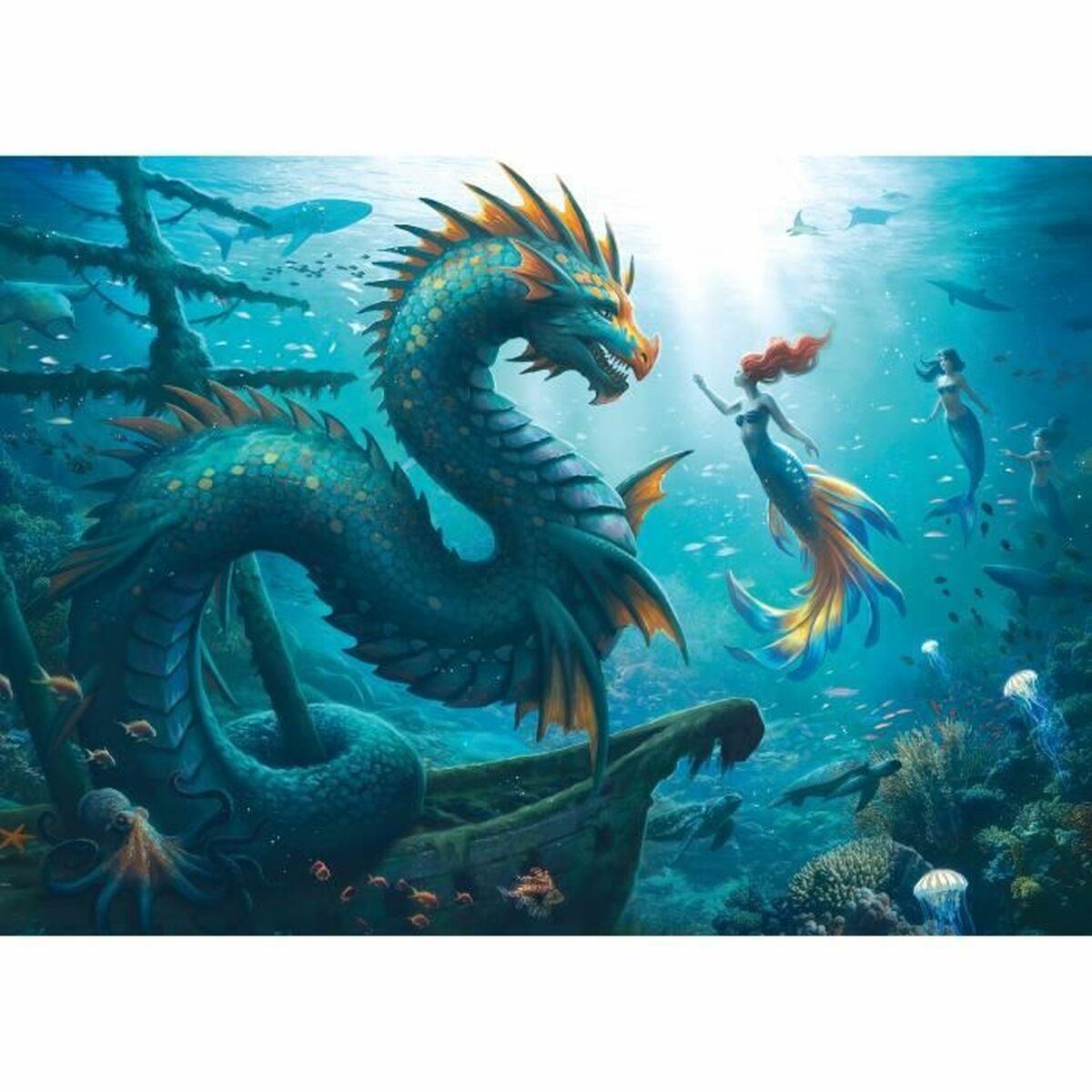 Pussel Ravensburger Monster 12001434 1000 Delar - 2