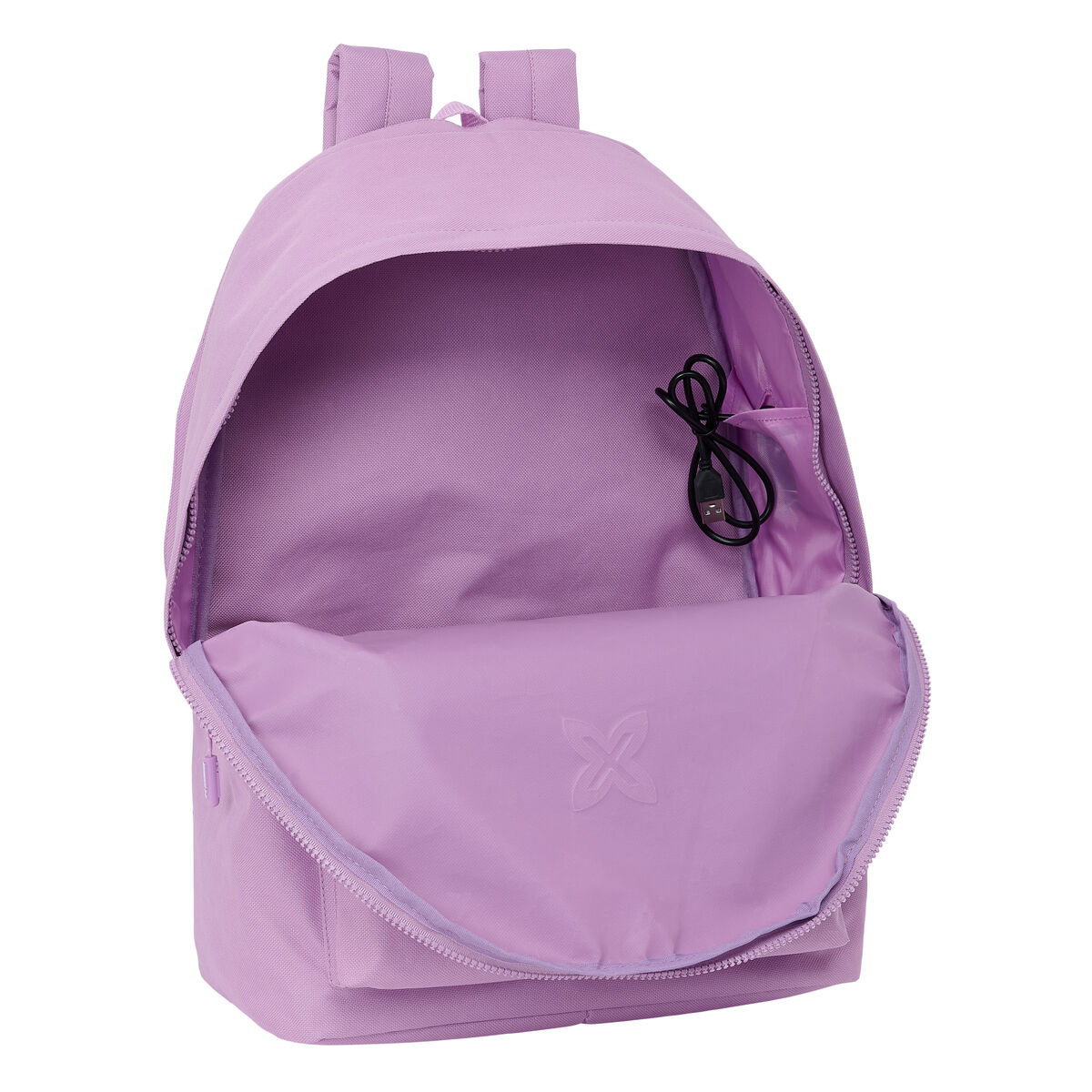 Laptopryggsäck Munich Basic Lila 31 x 44 x 18 cm - 3