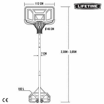 Basketkorg Lifetime