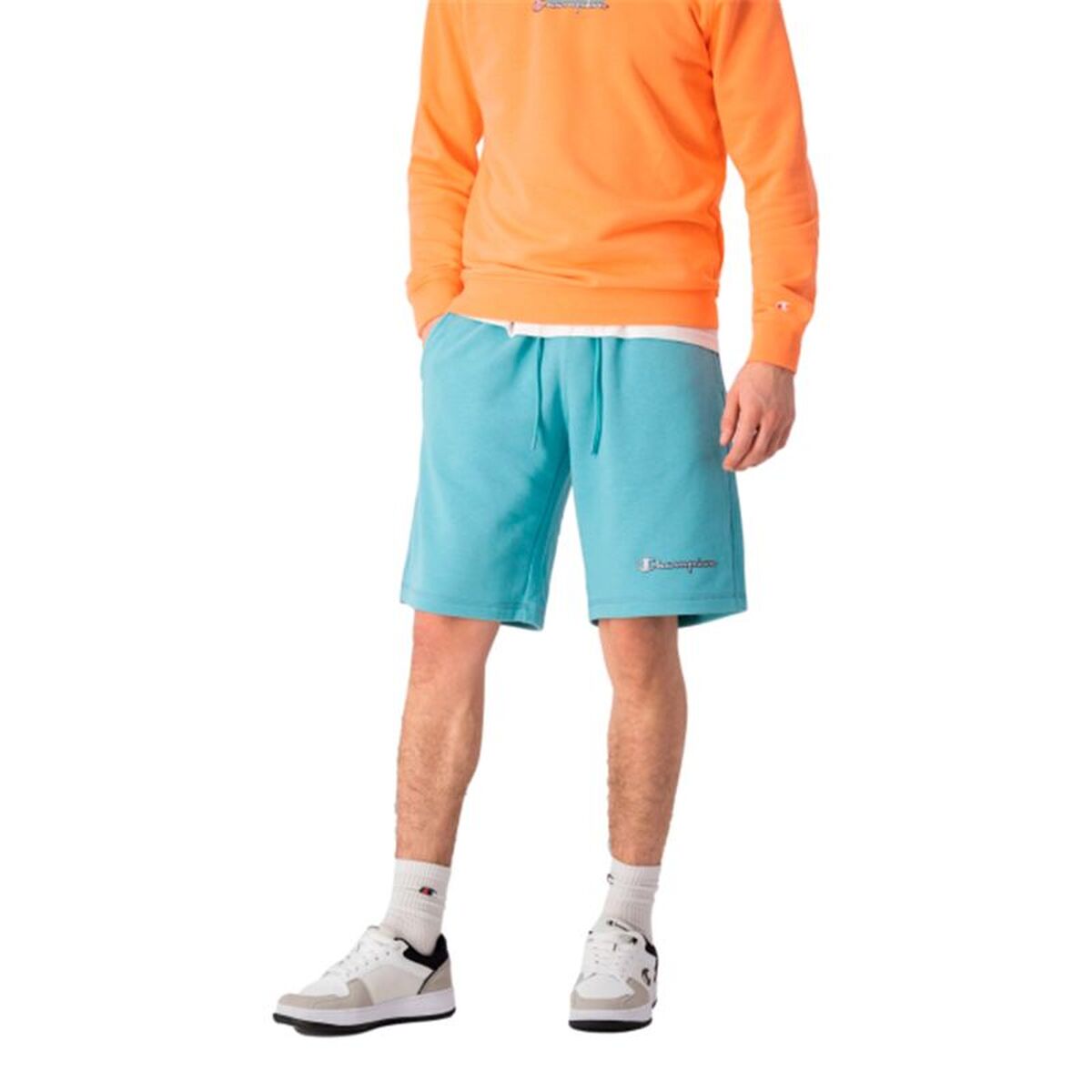 Träningsshorts Champion Script Logo Blå Män - 2