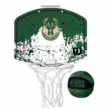 Basketkorg Wilson Nba Team Mini Hoop - Milwaukee bucks Grön