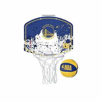 Basketkorg Wilson Nba Team Mini Hoop - Golden State Warriors Blå