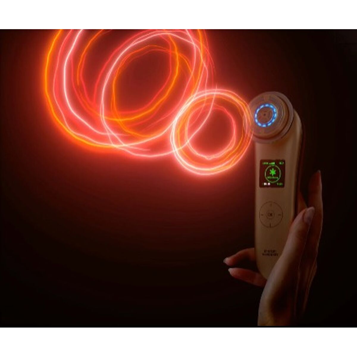 Ansiktsmassager med radiofrekvens, fototerapi och elektrostimulering Drakefor NANOSKIN EXTREME Rosa - 2