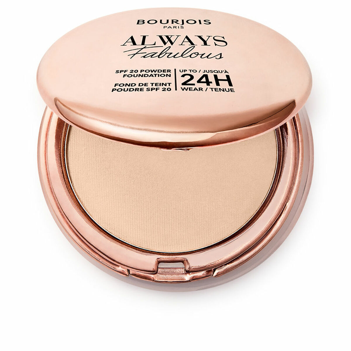Basmakeup - pulver Bourjois Always Fabulous Nº 125 Ivory Nº 125-Ivory Spf 20 7 g