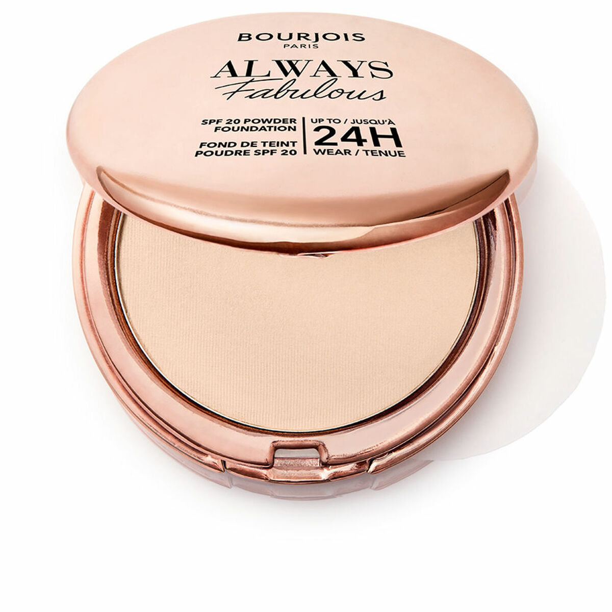 Basmakeup - pulver Bourjois Always Fabulous Nº 100 Rose Ivory Nº 100-Rose Ivory Spf 20 7 g