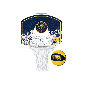 Basketkorg Wilson NBA Team Mini Denver Nuggets Blå