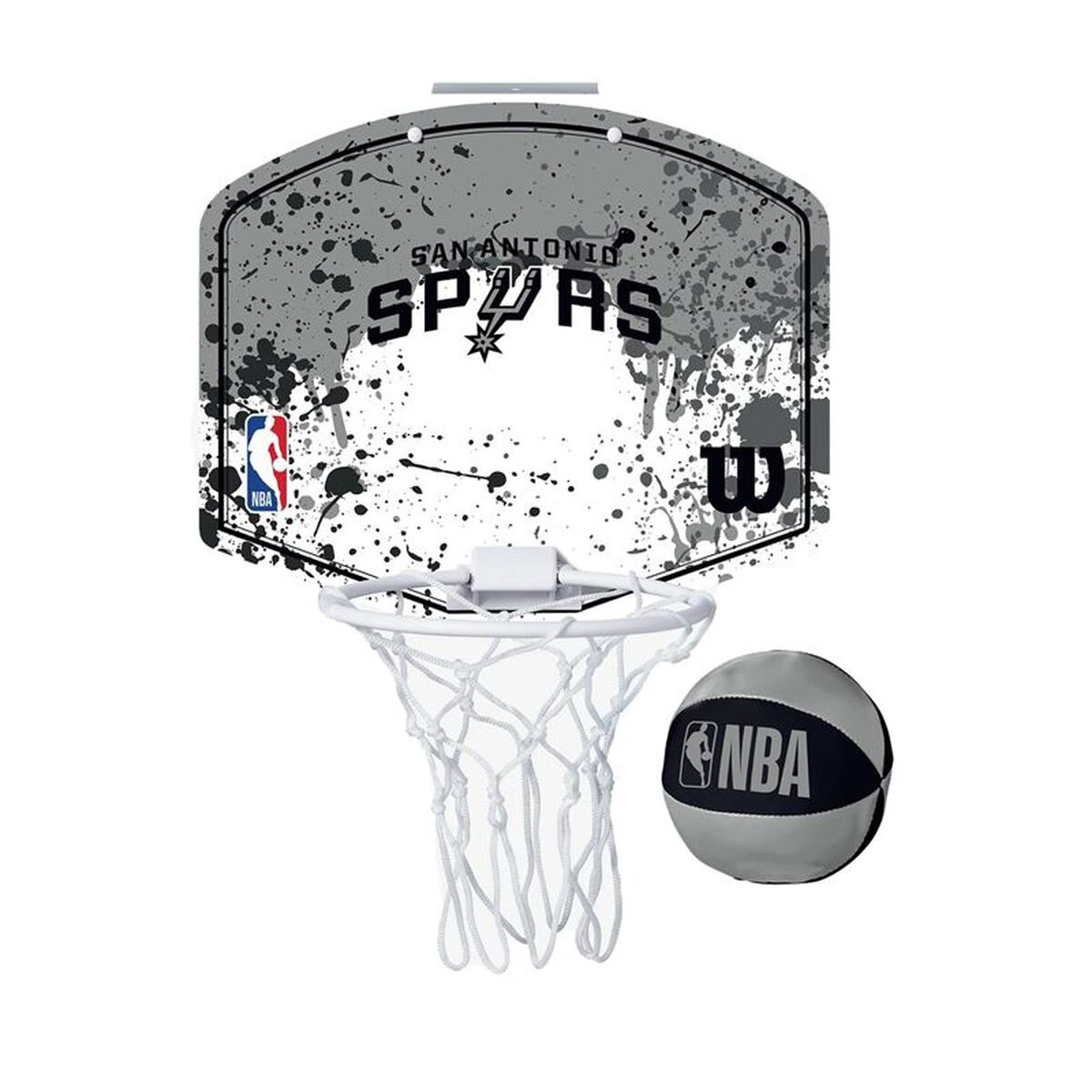 Basketkorg Wilson NBA Team San Antonio Grå