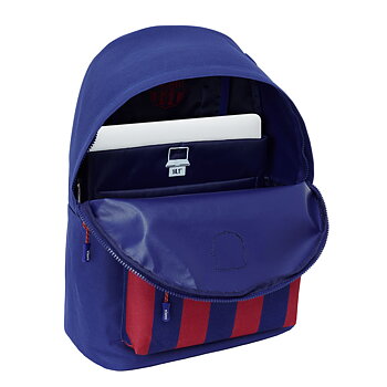Laptopryggsäck F.C. Barcelona 24/25 Rödbrun Marinblå 31 x 41 x 16 cm 14,1"