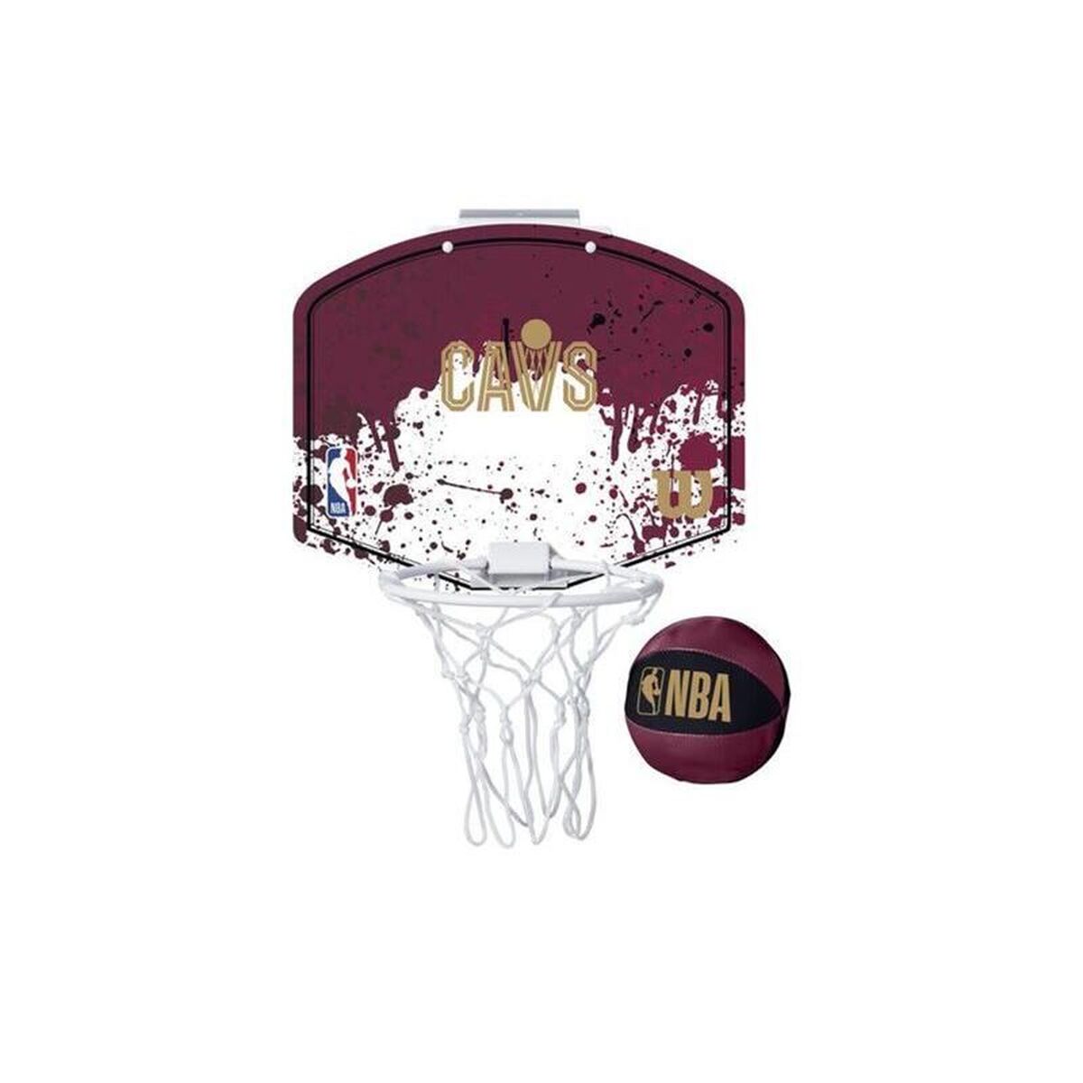 Basketkorg Wilson NBA Team Mini Hoop Cle Cavs Brun