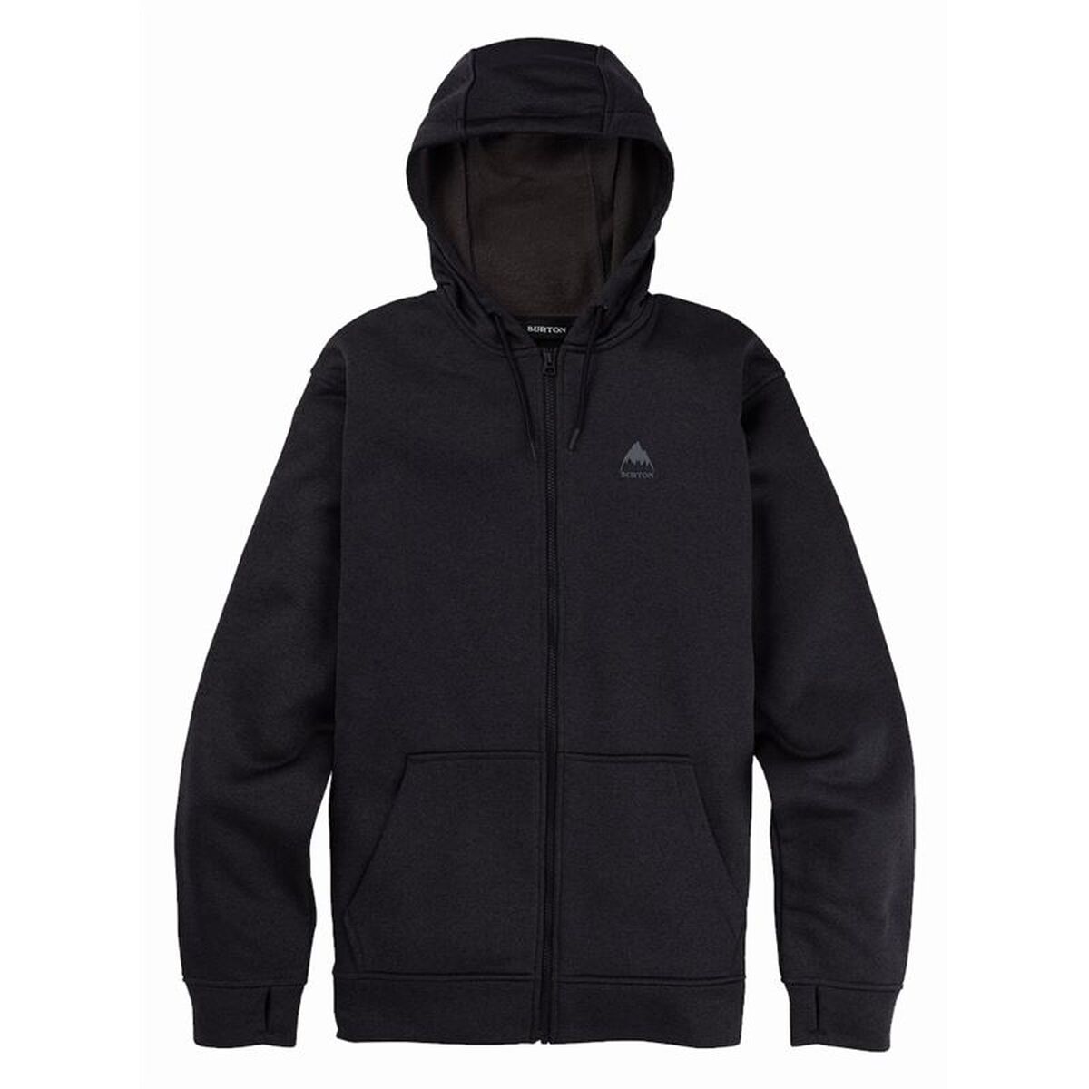 Tröja med huva Herr Burton Oak Full-Zip Svart