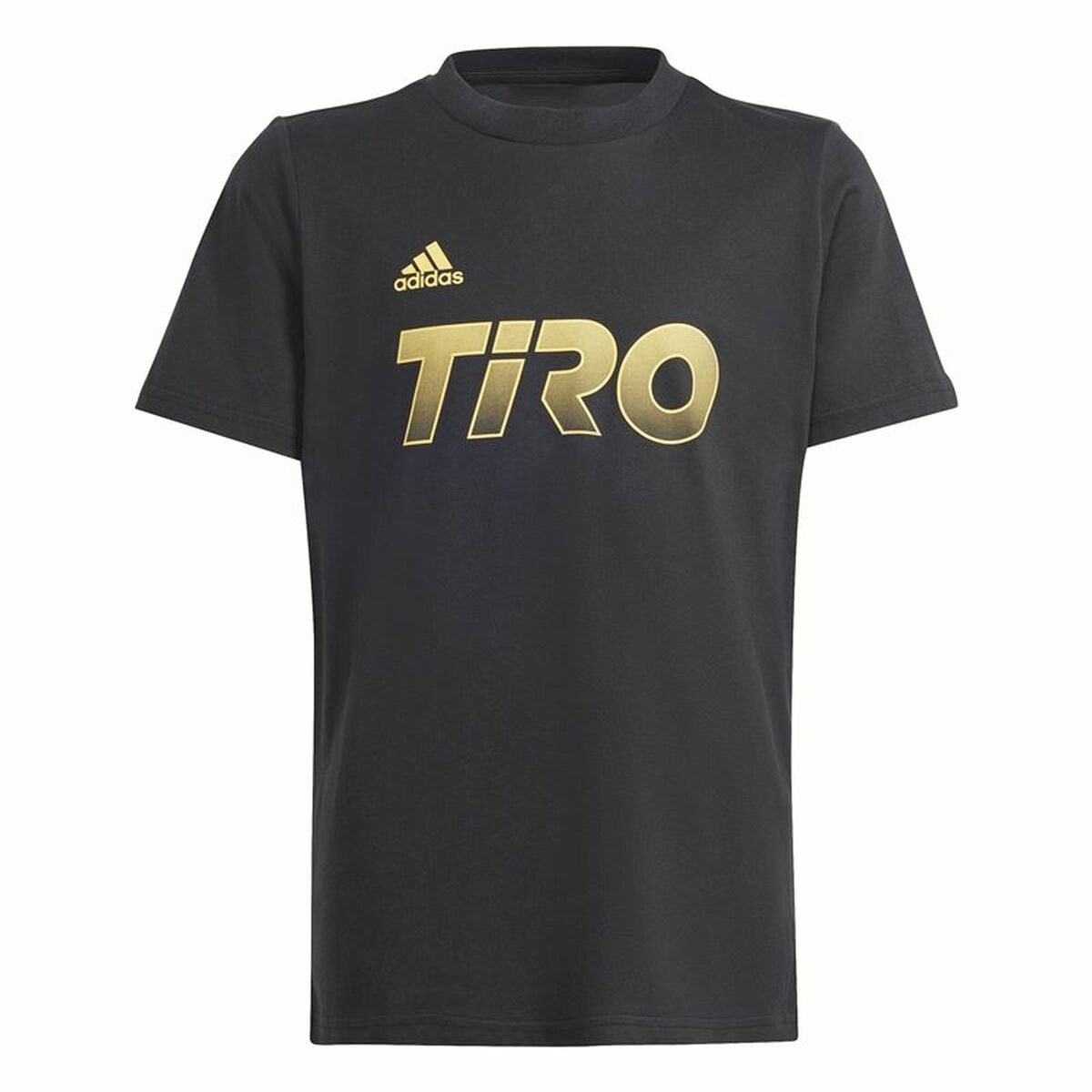 T-shirt med kortärm Adidas Hot G Svart