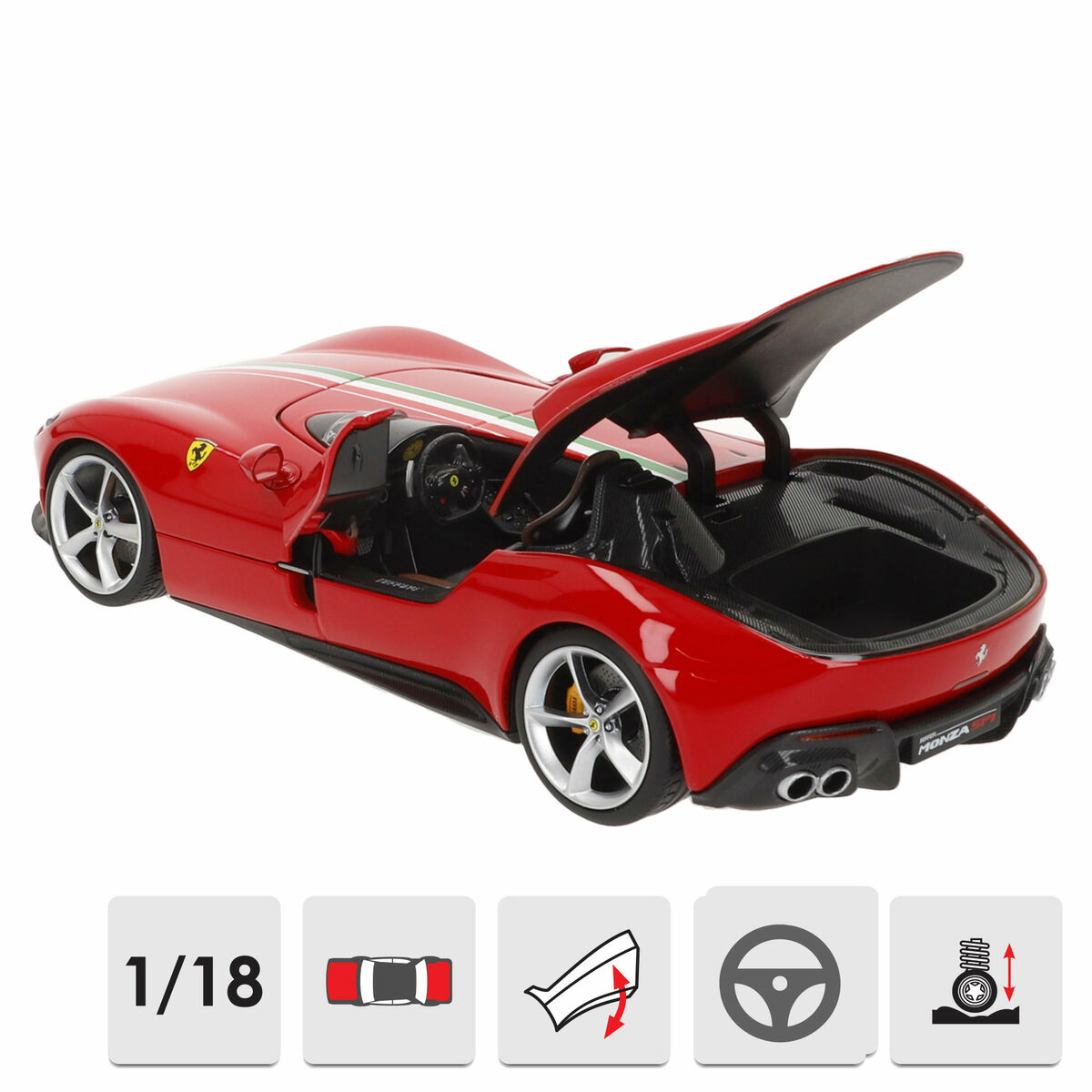 Bil Bburago Ferrari Monza SP1 1:18 - 2