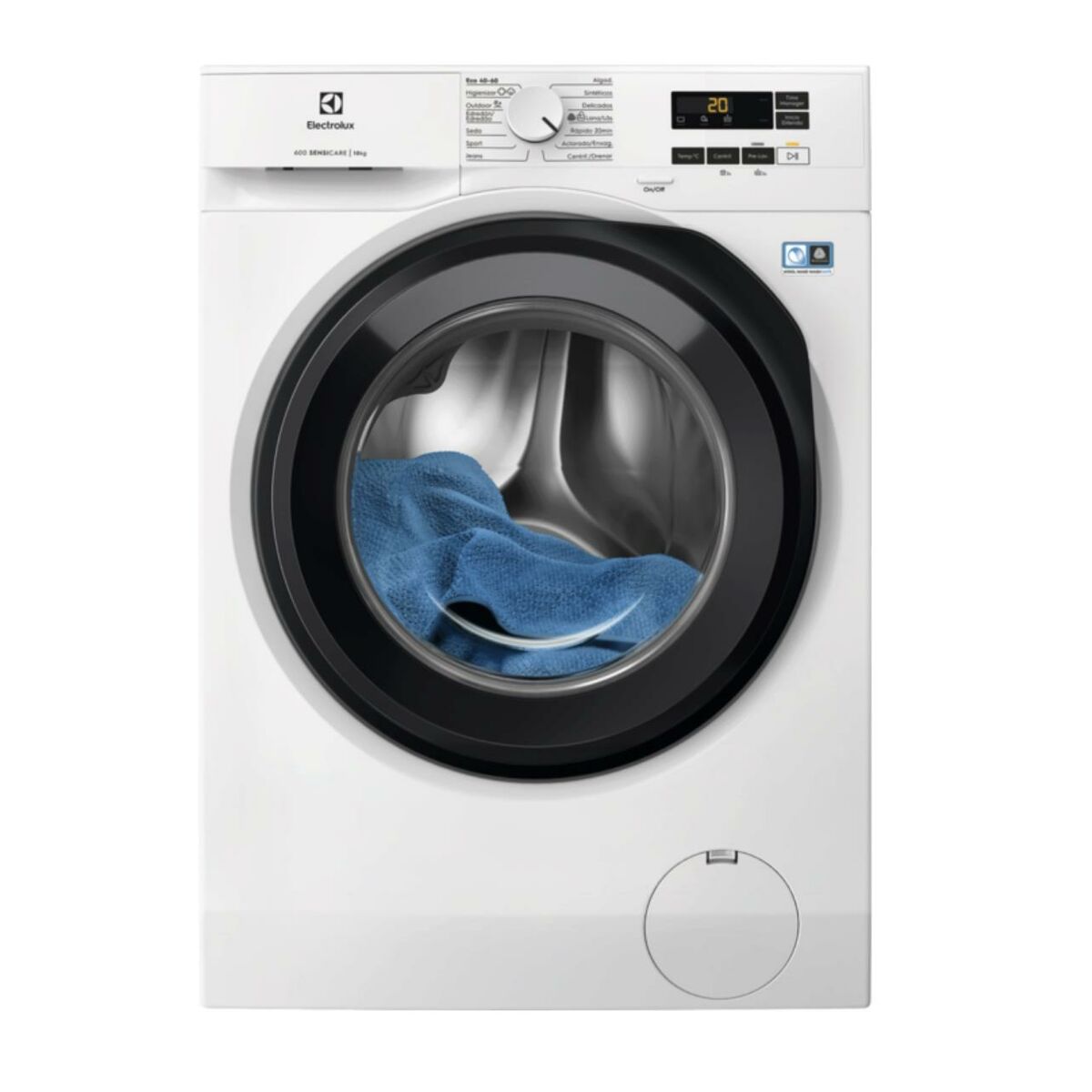 Tvättmaskin Electrolux EFI6114O2B 10 kg 1400 rpm