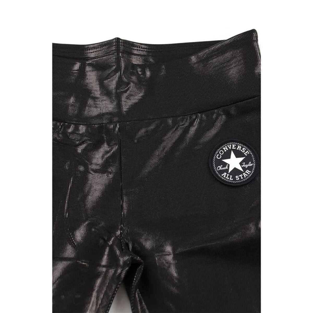 Sport-leggings, Barn Converse High Rise Shine Svart - 2