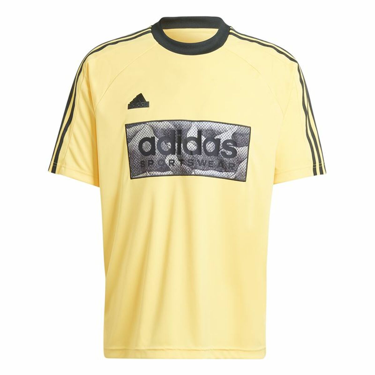 T-shirt med kortärm Herr Adidas Tiro Aop Gul