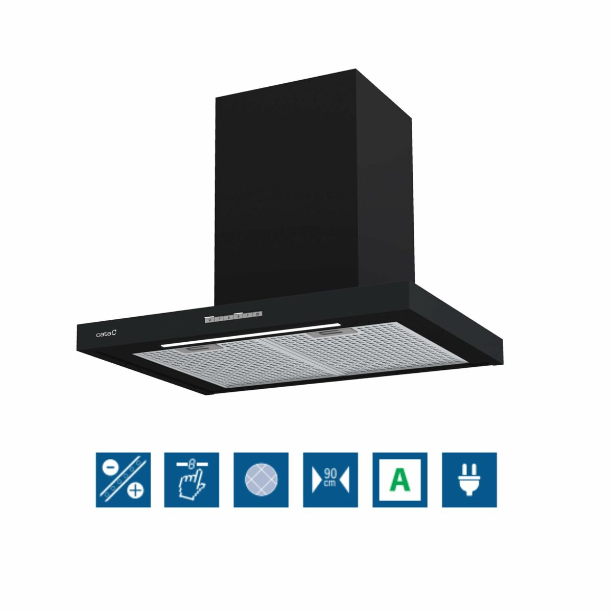 Konventionell fläkt Cata SYGMA7010BK - 3