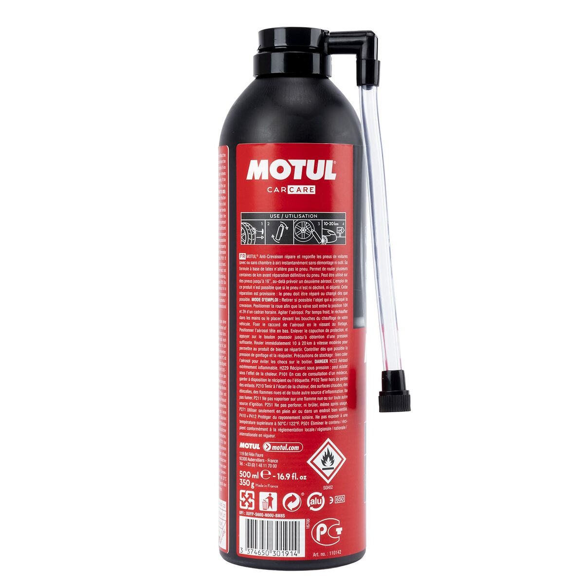 Reparation för punkteringar Motul MTL110142 500 ml - 2